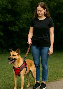Dog Harness with Leash – Size L