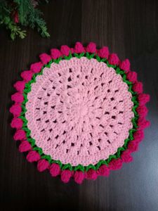 Tulip Border Table Mat 🌷