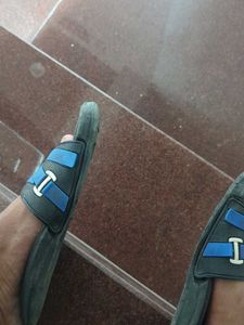 Blue N-Star Flip Flops