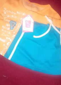 Cute &#39;Raindrop&#39; Graphic Tee And Skirt