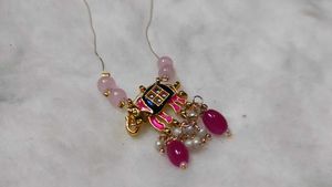 Jada Kundan Elephant🐘Invisible Necklace Chain