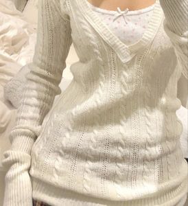 Cream Cable Knit Sweater