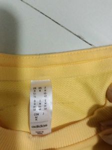 Yellow Adidas Tshirt