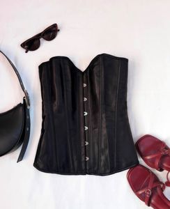 Black Corset Lace Up Buster