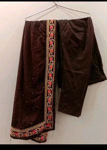 Women Anarkali Floor Tuch Suit Pant With