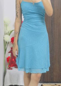 Blue Shimmery Dress