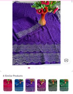 Elegant Purple Saree