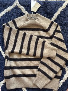 Brand new Tan Black Cozy Sweater