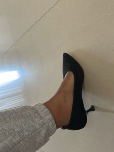 Chic Black Heels with 2 inch heel