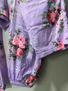 Floral Lavender Pajama Set