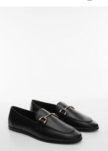 Mango Leather Loafers