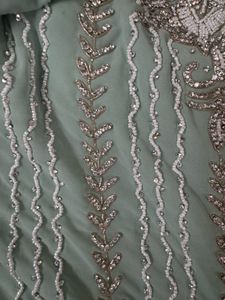 Elegant Mint Green Embellished Kurti Set