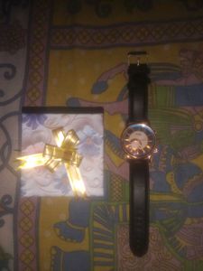 Green Leather Watch