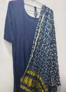 Navya Blue Suit Set XXL With Dupatta