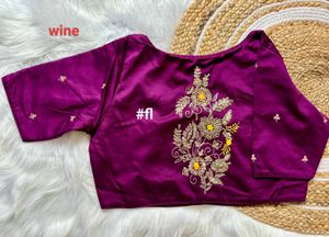 Satin Pan Neck Bridal Blouse Collection