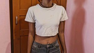 White Crop Top