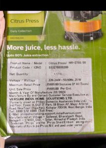 Philips Citrus Juicer