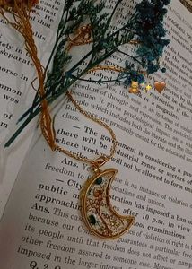 Resin Moon Pendents