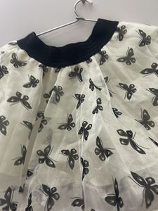 Butterfly Print Skirt