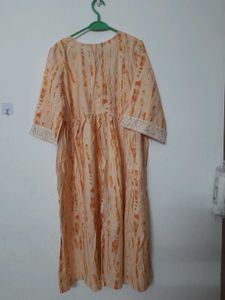 New Tie Dye Co Ord Kurti Bottom Set Festive Cord