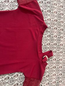 Stylish Red Top - Never Worn