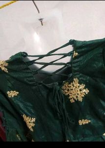 🎉Green Ethnic Gown