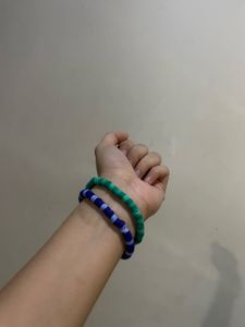 2 Clay Bead Bracelet
