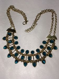 Blue Kundan Necklace