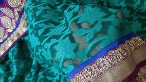 Elegant Green Saree