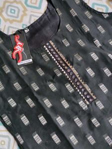 Black Printed Kurti