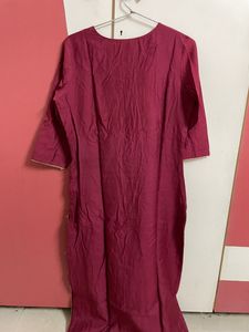 Red Kurta Pant Pair