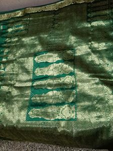 Emerald Green Brocade Fabric