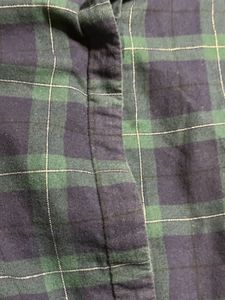 HER Invicitus Blue Check Shirt With Sliver Thread