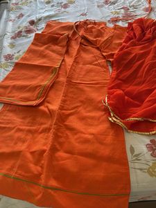 Orange Rajputi Poshak