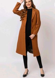 Elegant Brown Trench Coat