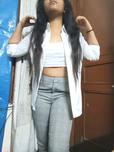 Checked Grey Formal Pants For Girls