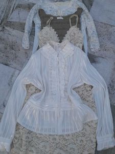 Vintage Victorian Style Ruffle Shirt