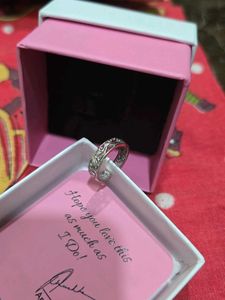 GIVA 925 SILVER ENGRAVED RING