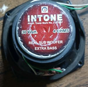 Intone Speaker 30Watt ,4 Ohms Real Sub Woofer Extra Bass