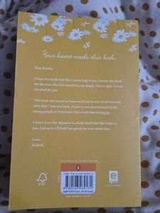 I Don't Love You Anymore Book