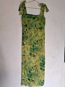 Pretty Green Floral Kurta