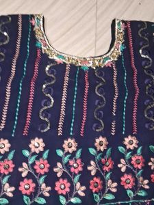 Navy Blue Palazzos