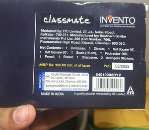 Classmate Invento Avengers Edition Geometry Box