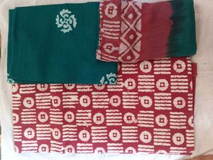 Heavy Cotton Wax Batik Suit, Stechies Dress