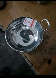 Sumeet stainless steel kadhai new with tag