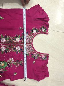 Embroidered Salwar Suit 100% Cotton