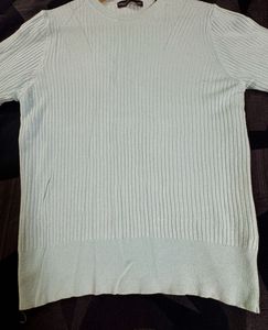 Marks &amp; Spencer Ribbed Crew Neck Female Tshirt