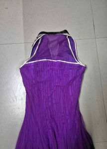 Purple Embroidered Kurta