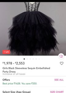 Hopscotch Black Sirosa Gown