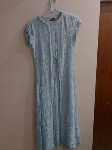 Light Blue Eyelet Dress